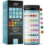 6-in-1 Hot Tub & Pool Water Test Strips