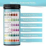 6-in-1 Hot Tub & Pool Water Test Strips
