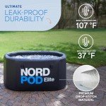 NordPod Elite Portable Ice Bath Tub for Two