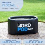 NordPod Elite Portable Ice Bath Tub for Two