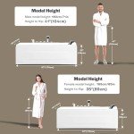 67-Inch Jetted Healing Chromotherapy Bathtub