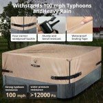 Premium Hot Tub Cover Protector - 85 x 85 Inch