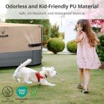 Premium Hot Tub Cover Protector - 85 x 85 Inch