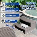 ECOTRIC 2-Step Hot Tub Spa Step Stool
