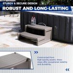 ECOTRIC 2-Step Hot Tub Spa Step Stool