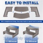 ECOTRIC 2-Step Hot Tub Spa Step Stool