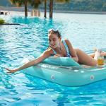 Jasonwell 4-in-1 Inflatable Tanning Pool Float