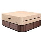 Waterproof Heavy Duty Hot Tub Cover - Brown