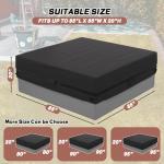 Birodeko Heavy Duty Waterproof Hot Tub Cover 85x85