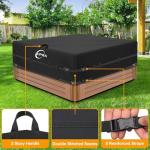 Kipiea Heavy Duty Waterproof Square Hot Tub Cover