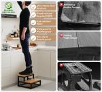 Y&M Waterproof Two Step Stool for Home Use