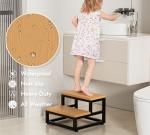 Y&M Waterproof Two Step Stool for Home Use