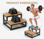 Y&M Waterproof Two Step Stool for Home Use