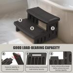 Non-Slip Durable Hot Tub Steps – Portable Gray Ladder