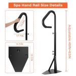 Adjustable Hot Tub Handrail, 360 Rotatable Safety