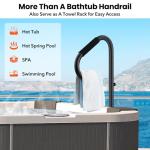LED Hot Tub Handrail with Adjustable Height