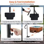 LED Hot Tub Handrail with Adjustable Height