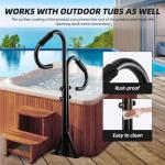 Adjustable Hot Tub Handrails with 360 Swivel