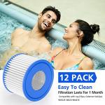 SORSWEET 12 Pack Hot Tub Filter Cartridges