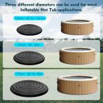 Round Inflatable Hot Tub Cover for Saluspa & Intex