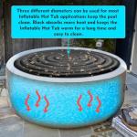 Round Inflatable Hot Tub Cover for Saluspa & Intex
