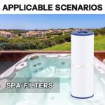 Wowreed Spa Filter 2 Pack for Hot Tubs