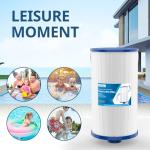 Beckacher FC-2402 Hot Tub Spa Filter, Compatible with Watkins 303279, PFF42TC-P4, 78460, FC-2402, Lifesmart, Freeflow, AquaTerra, Hydromaster, Grandmaster, Simplicity, Bermuda Hot Tub Filters, 2 Pack