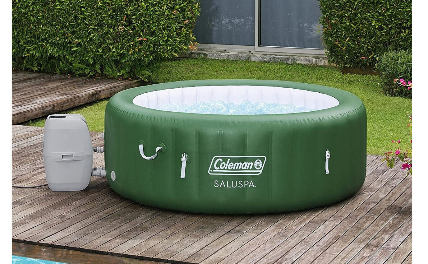 4-Person Inflatable Hot Tub with Heater
