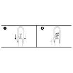 Carex White Bathtub Rail - Grab Bars for Bathroom, Bathtubs & Showers - Side Hand Grip Railing & Support - Shower Handle & Bath Tub Bar Clamps for Seniors & Elderly