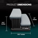 Puri Tech Universal Spa & Hot Tub Outdoor Steps No Slip Grip Support - Light Grey