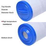 PWW35L Hot Tub Filter Cartridge Filter Compatible with Unicel 4CH-935 Waterway 817-4035 Teleweir 35 SF, Pool & Spa Filter, 2 Pack