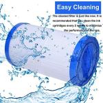 PWW35L Hot Tub Filter Cartridge Filter Compatible with Unicel 4CH-935 Waterway 817-4035 Teleweir 35 SF, Pool & Spa Filter, 2 Pack
