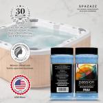 Spazazz Aromatherapy Spa and Bath Salt Crystals for Hot Tub - Set The Mood Collection - Passion - Sex On The Beach 17oz - Our Pure Mineral Compound of Magnesium Sulfate is Great for Your Skin