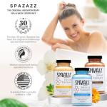 Spazazz Hot Tub Aromatherapy RX Muscle Detox Joint Bath Salt Crystals Bundle. Three Jars of 19oz Spazazz Hot Tub Crystals with Hot/Cold Towel and 5-Point Full Body Massager