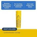 FROG Serene Replacement Bromine Cartridge for use with Hot Tub FROG Serene Floating Sanitizing System - Prefilled for Quick & Easy Hot Tub Maintenance - 1 Pack