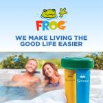 FROG Serene Replacement Bromine Cartridge for use with Hot Tub FROG Serene Floating Sanitizing System - Prefilled for Quick & Easy Hot Tub Maintenance - 1 Pack