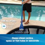POOL BLASTER Aqua Broom Cordless Vacuum for Spa, Small Pool & Tight Spaces, Ideal for Sand, Silt & Dirt, Battery-Powered Hot Tub Cleaner for Inground, Above-Ground and Inflatable Pools, by Water Tech