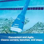 POOL BLASTER Aqua Broom Cordless Vacuum for Spa, Small Pool & Tight Spaces, Ideal for Sand, Silt & Dirt, Battery-Powered Hot Tub Cleaner for Inground, Above-Ground and Inflatable Pools, by Water Tech