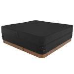 MINC Outdoor Hot Tub Cover 83 x 83 Inch for 82 x 82 or 81 x 81 Square SPA Waterproof and Weatherproof Protectors Heavy Duty 600D Protective Cover Cap