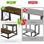 YINMIT Wooden Step Stool for Adults, 2 Tier Heavy Duty Step Stool for High Bed with Non-Slip Feet, Using for Bedroom, Living Room, Bathroom and Kitchen, Hold Up to 500 LBS