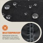 MINC Outdoor Hot Tub Cover 83 x 83 Inch for 82 x 82 or 81 x 81 Square SPA Waterproof and Weatherproof Protectors Heavy Duty 600D Protective Cover Cap