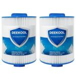 PAS50SV-F2M Hot Tub Spa Filter Cartridge, Compatible with Unicel 6CH-502, Filbur FC-0311, Master Deluxe M60506, Magnum AR50, Baleen AK-90161, Excel Filters XLS-604 Artesian Spas Filter, 2 Pack