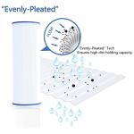 Cryspool® 04072 Filter Compatible with PRB25-IN Hot Tub Filter, C-4326, FC-2375, 3005845, R172327, R173429, 33521, 25392, 817-2500, 5X13 Drop in Spa Filter, 2 Pack