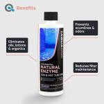 Spa Enzyme for Hot Tubs, Spa Enzyme Water Treatment to Clarify Hot Tub Water. Natural Enzyme Hot Tub Cleaner, Spa Enzyme Cleaner & Natural Hot Tub Chemicals to Make your Spa Perfect - 16oz MAV AquaDoc