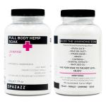 Spazazz Full Body Hemp Soak - 1000mg Hemp - Spa Hot Tub & Bath Aromatherapy Bath Salt Crystals - 538g/19oz (Unwind 17)