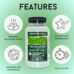 Mint Eucalyptus Aromatherapy Spa Shock Granules | Non-Chlorine Oxidizer for Spa & Hot Tub | Compatible with Bromine & Chlorine Tablets | Neutralizes Odors & Enhances Water Clarity, 2 lbs (Pack of 1)