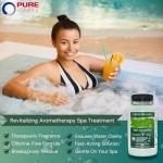 Mint Eucalyptus Aromatherapy Spa Shock Granules | Non-Chlorine Oxidizer for Spa & Hot Tub | Compatible with Bromine & Chlorine Tablets | Neutralizes Odors & Enhances Water Clarity, 2 lbs (Pack of 1)