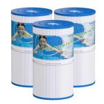 TOREAD Watkins 31489 Replacement Filter, Compatible Pleatco PWK30, Unicel C-6430, Filbur FC-3915, P/N0969601, 71825, 73178, 73250, 30 sq. ft. Hot Spring Spa Filter (3)
