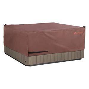 ULTCOVER Smart Selection Outdoor Hot Tub Hard Cover Protector Waterproof Square SPA Cover Cap 76 inch