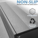 Hot Tub Steps, Universal Heavy Duty Spa & Hot Tub Step, Wood Looking Plastic Steps for Hot Tub, Use for Round or Straight Sided Spa, Non-Slip Steps for Outdoor/Indoor, 600lbs Load Capacity (Grey)